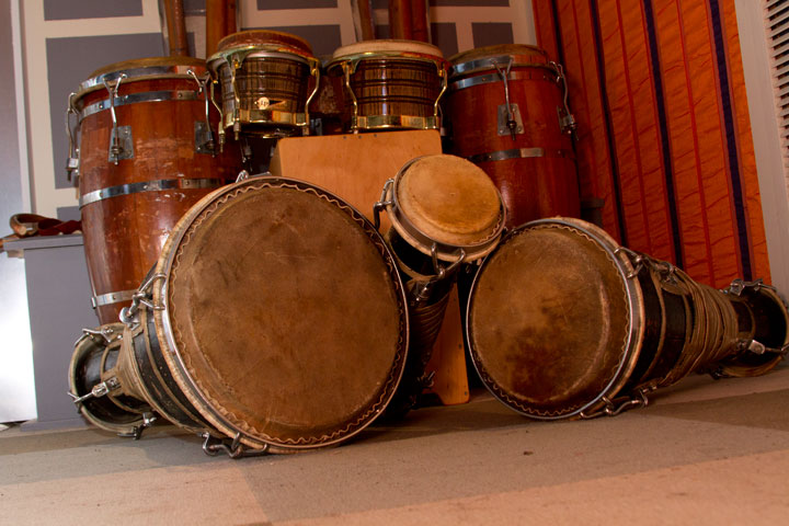 Detail from the legacy recording studio